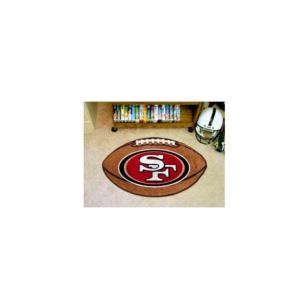 Fanmats FanMats San Francisco 49Ers Football Rug 1/4" Thick 2' x 3' 5835 - main